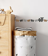 Detská Šablóna bordúra na maľovanie Vláčik - Lokomotíva